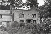 Menagerie Cottages, Coldean Lane. The old cottage, seen here, was originally a barn, built about 1740.