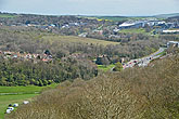 19 April 2015 View East over Wild Park to bottom of Coldean Lane
