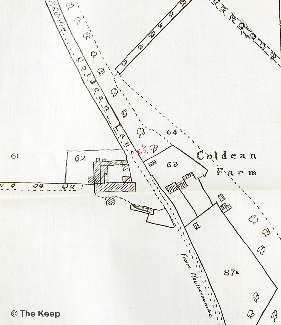 1940s plan Coldfean Farm Buildings