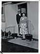 1950s Diane Perkins Parents at Front Door 69 Heath Hill Avenue