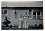 Heathhill Avenue Wedding dresses Diane and older Sister in 1954