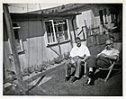 1950s Diane Perkins father with Uncle Harry on right