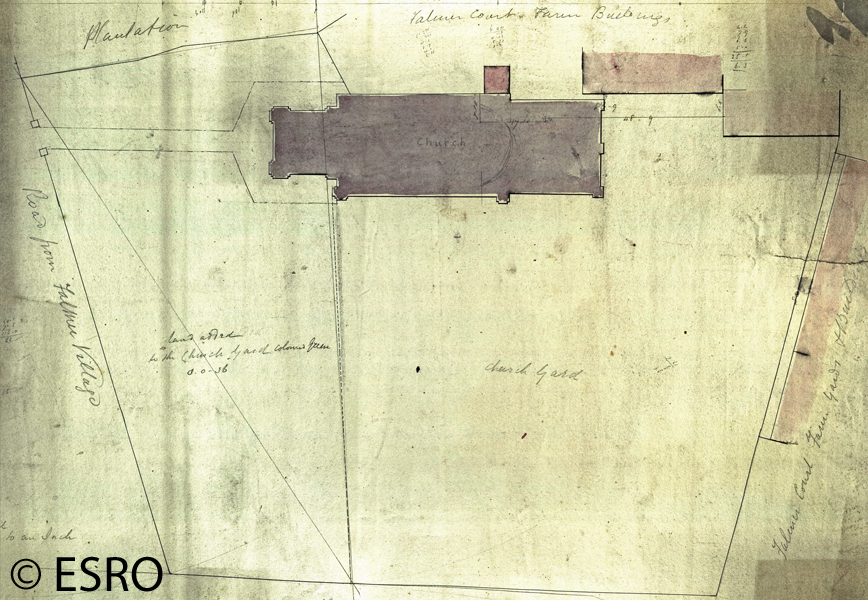 Falmer Church Plan 1840