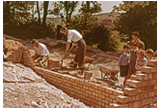 1963 Holy Nativity Vicarage building walls - 16