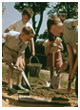 1963 Holy Nativity Vicarage mixing cement mortar - 17
