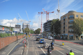 Lewes Road view north east near Coombe Road on 4 September 2019