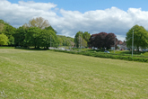 Lewes Road view north east from Wild Park on 14 May 2020