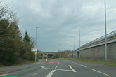 Approaching the Bridge taking Brighton Bypass over Lewes Road April 2021