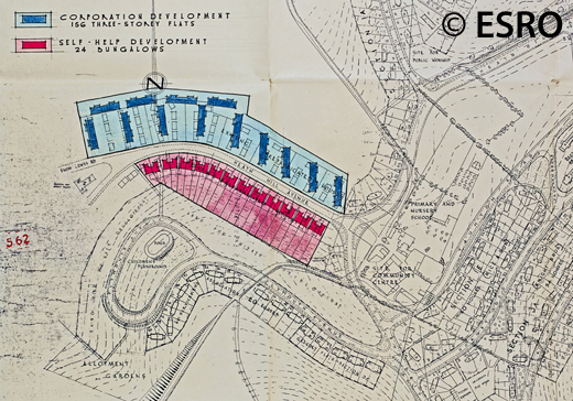 1947 January plan for flats in Heath Hill Avenue