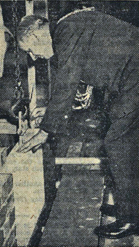 26 November 1949 Laying Foundation Stone