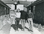Tony Pope on left, Sonny Redman in middle and Brian Donaldson on right