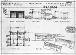 HH Ave north side garage plans Dec 1959