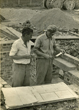 1949 Ex-service men building own houses