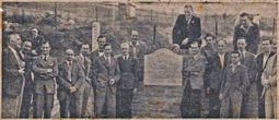 July 1951 Unveiling of commemorative stone