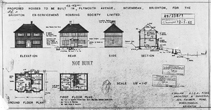April 1949 Plan for 20 houses Brighton ex-servicemens society NOT BUILT