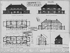 June 1949 House plans plots 15 & 16 Brighton ex-servicemens society
