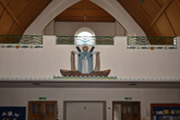 St Andrews Mural at west end of church in 2012