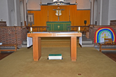 St Andrews Church Altar on platform in 2012
