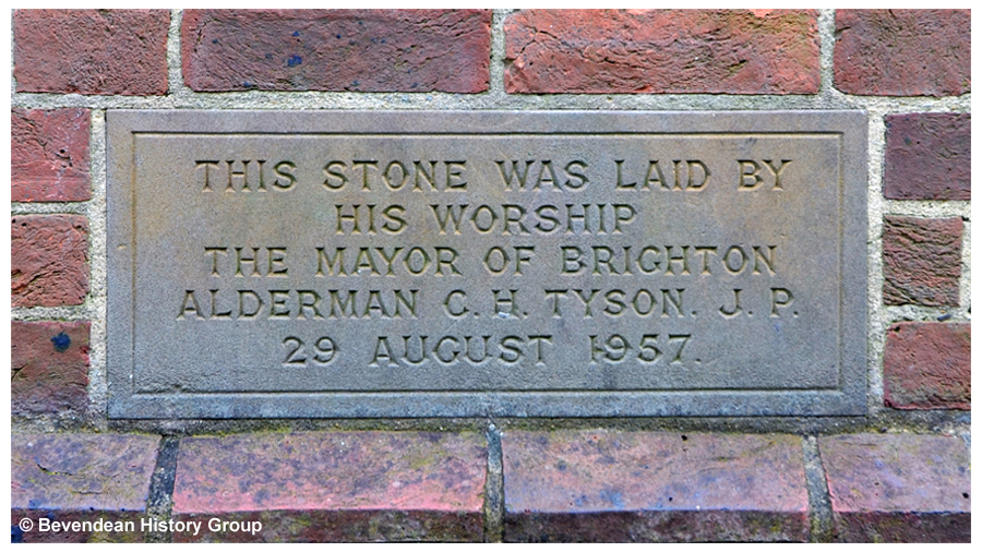 St Andrews Hall Foundation Stone