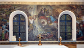 St Andrews Church War Memorial Mural in 2012