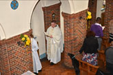 Fr John in Procession St Andrews Church 3 April 2016
