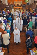 Procession at end of Service 3 April 2016