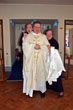 Fr John, Rev Betsy & Rev Alice on 3 April 2016