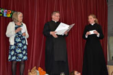 Anne Webb, Alice Whalley & Fr John St Andrews Presentation