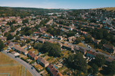 St Andrews Church from the air July 2020