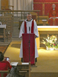 Fr William Leaf giving the notices 21 September 2022
