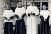 1957 Fr Bess and the first servers