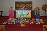 St Mary Magdalen Church Harvest Altar 2011