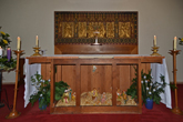 St Mary Magdalen Church Altar Christmas Morning 2014