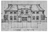 1954 White Admiral Front Elevation drawing