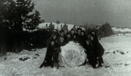 1947 Gigantic Snowball behind Bevendean Crescent