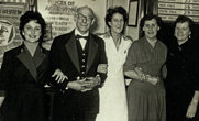 Arthur Potiphar & staff at Savoy Cinema