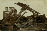 Windmill blown down 16 May 1913