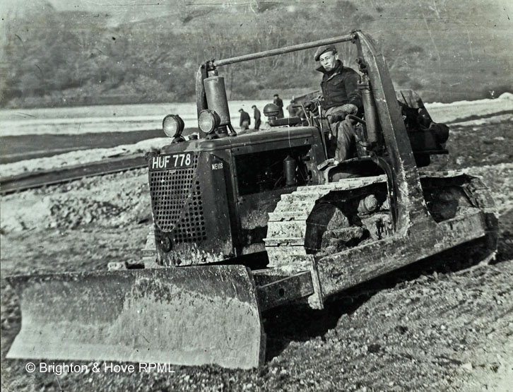 Bulldozer at Lower Bevendean